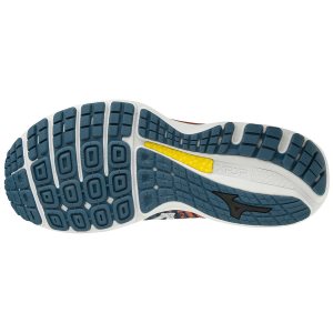 Mizuno Wave Sky Waveknit 3 Παπουτσια Για Τρεξιμο Ανδρικα - Μπλε/Πορτοκαλι